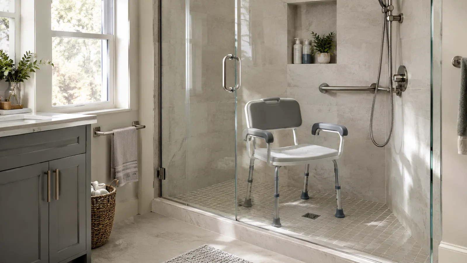 How to Shower Safely After a Knee Replacement With a Shower Chair